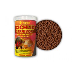   Tropical Cichlid Carnivore közepes méretű lebegő pellet sügereknek 500 ml