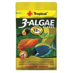 Tropical 3- Algae Flakes 12g lemezes haltáp