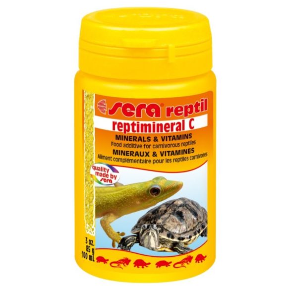 Sera Reptimineral C ásványianyag és multivitamin ragadozó hüllők számára 100 ml